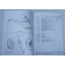 KATALOG NÁHRADNÍCH DÍLŮ - JAWA 250 PÉRÁK (1951-1954)